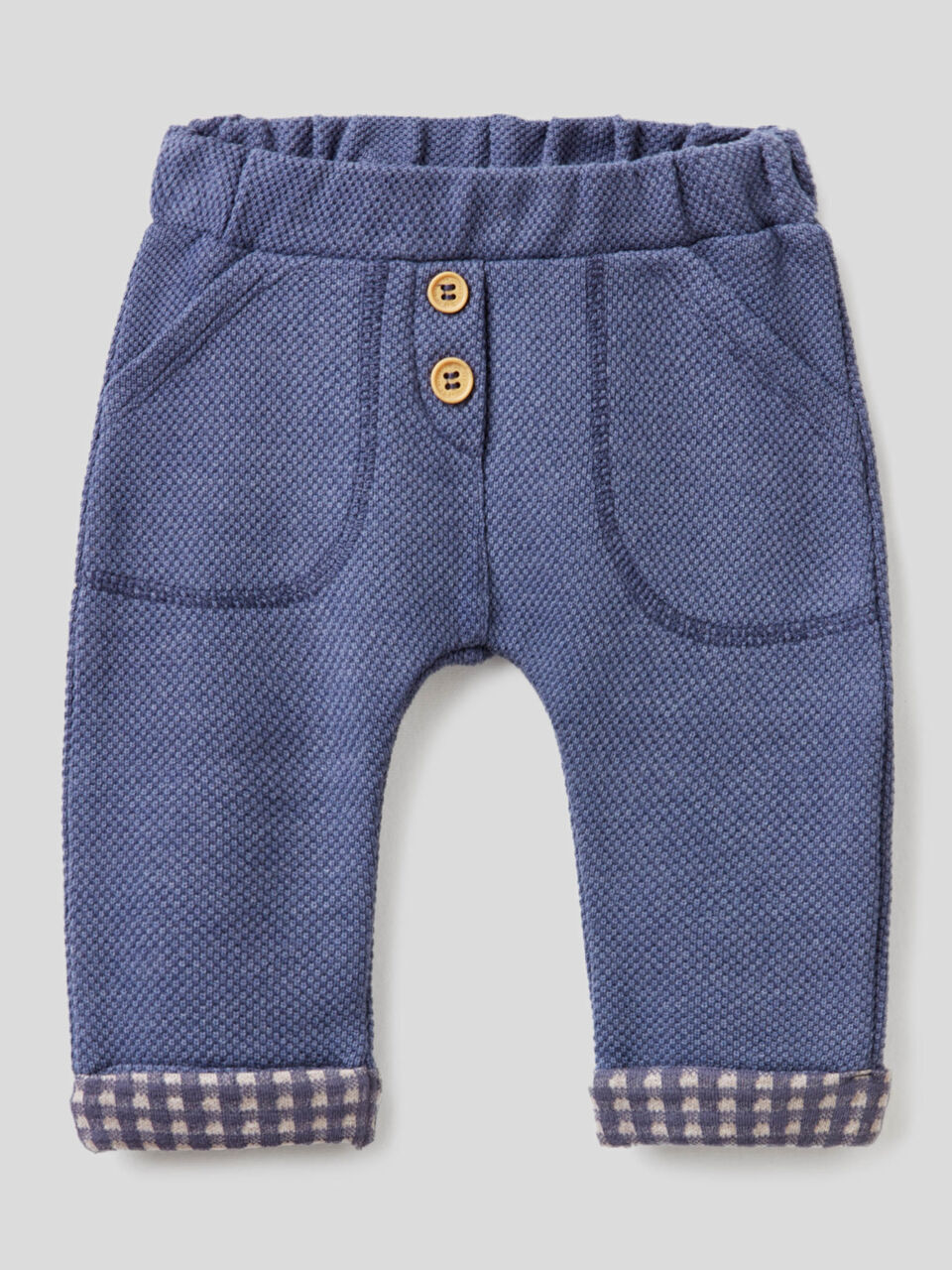 Trousers in pique fabric image number 1