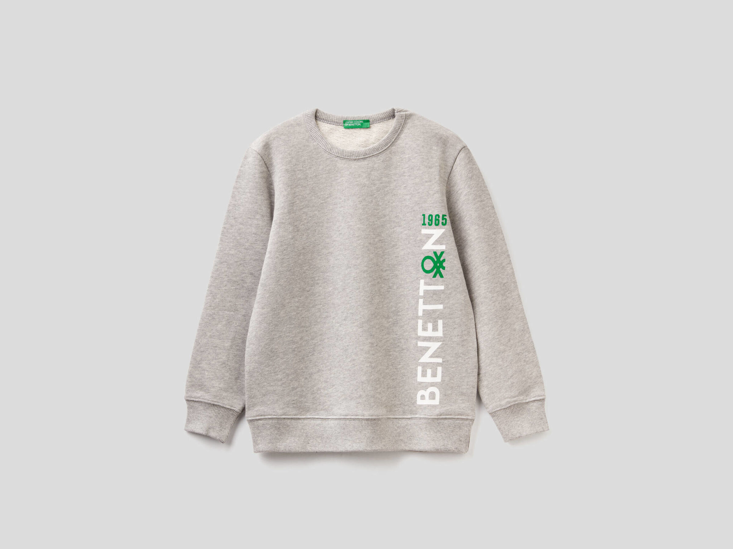 Pure cotton sweatshirt with logo image number null