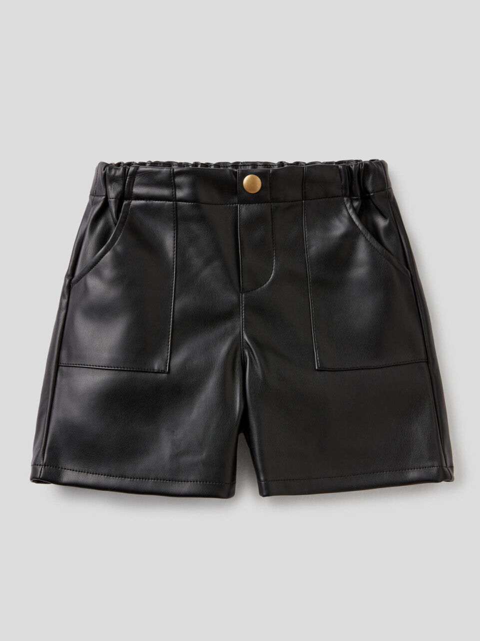 girls black bermuda shorts