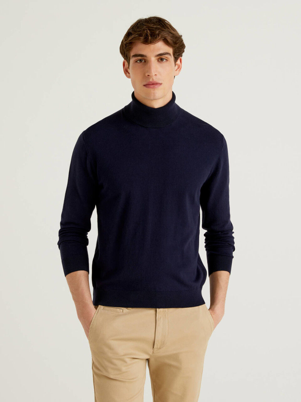 mock neck pullover mens