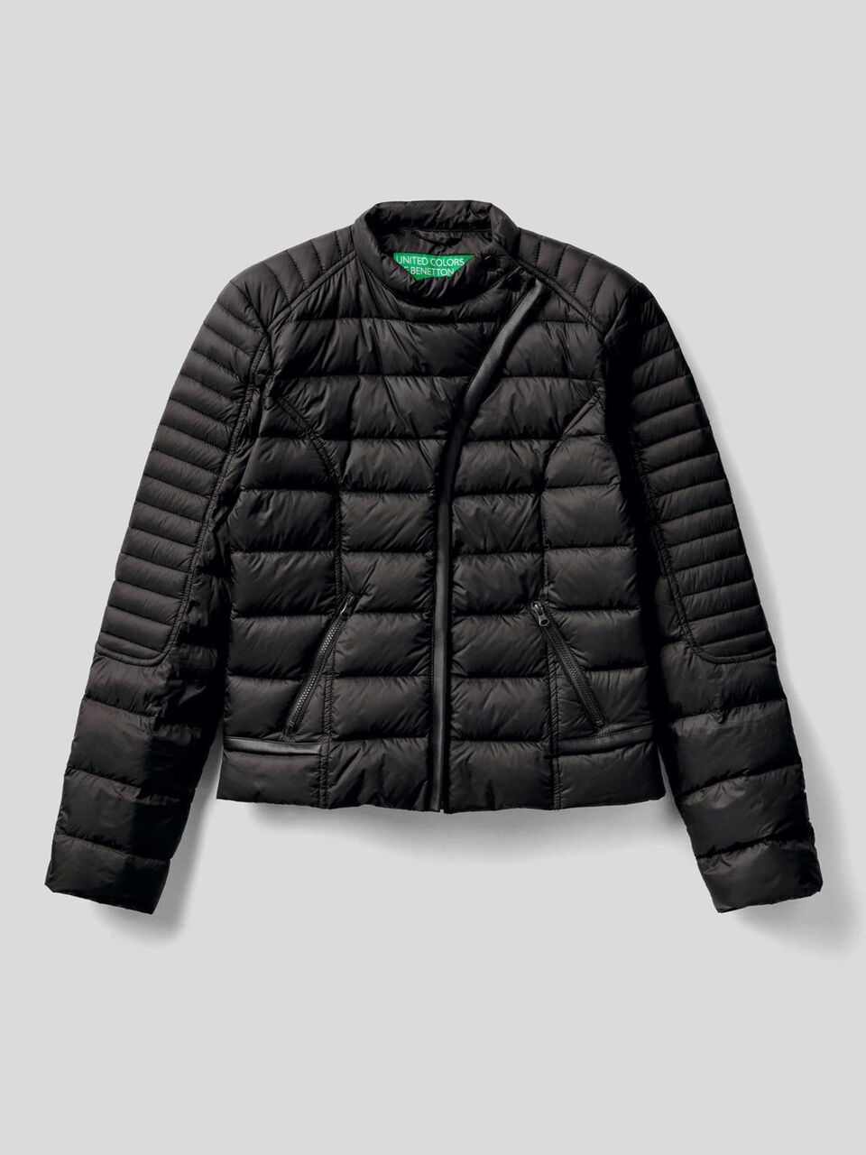 Biker cut padded jacket image number null