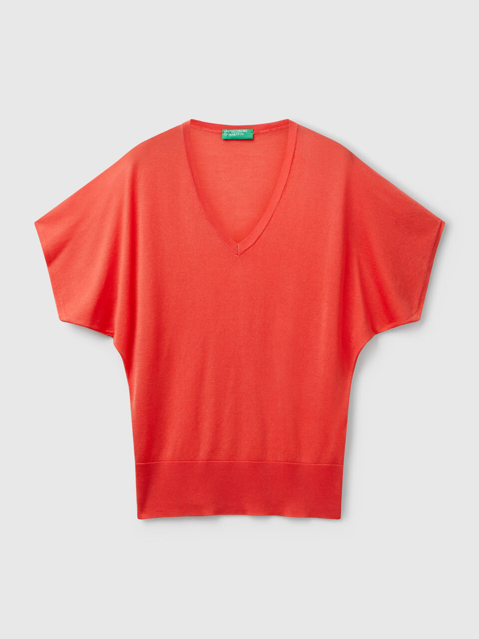 V NECK SWEATER H/S Women image number 1