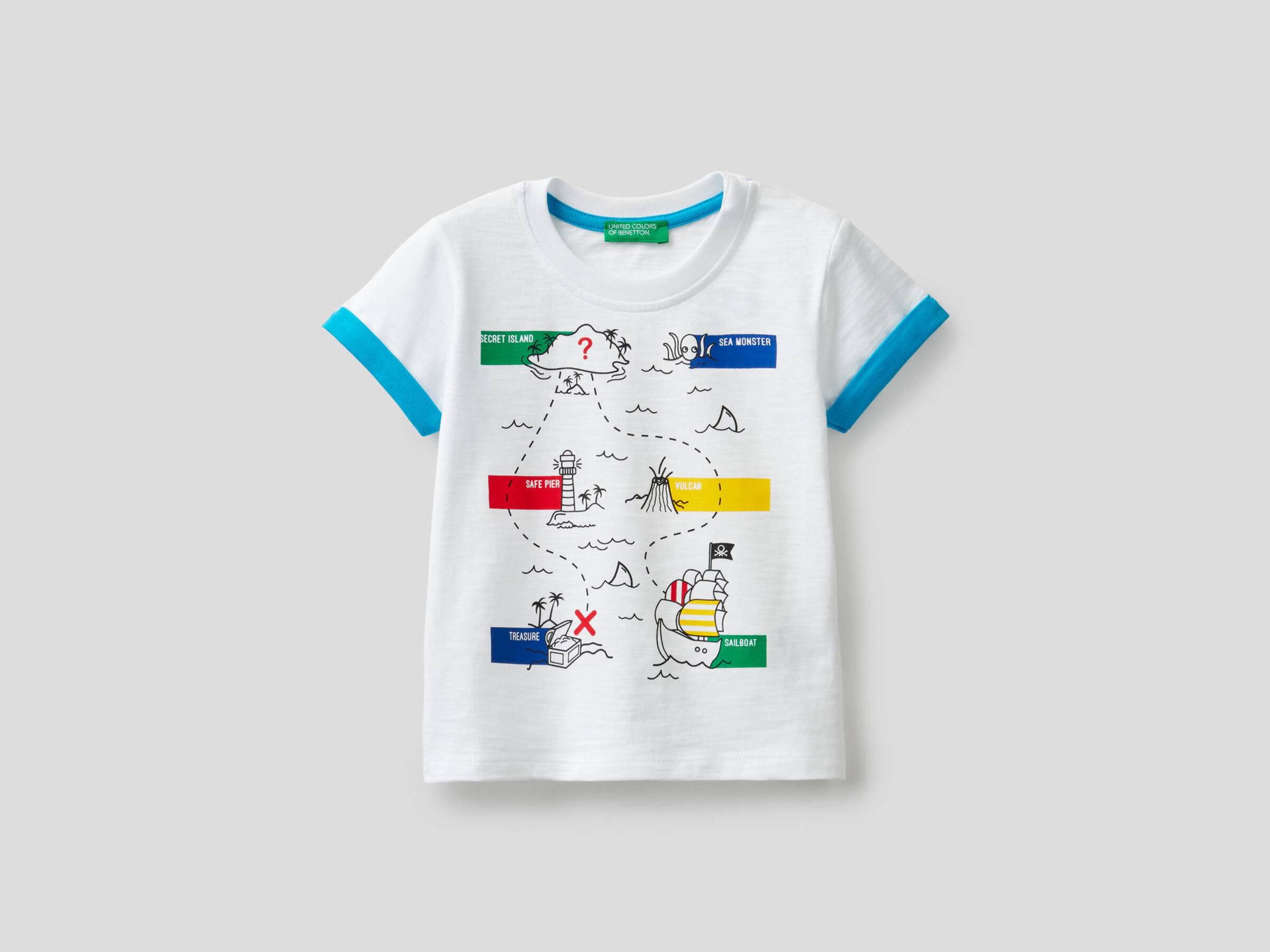 Cotton t-shirt with print image number null