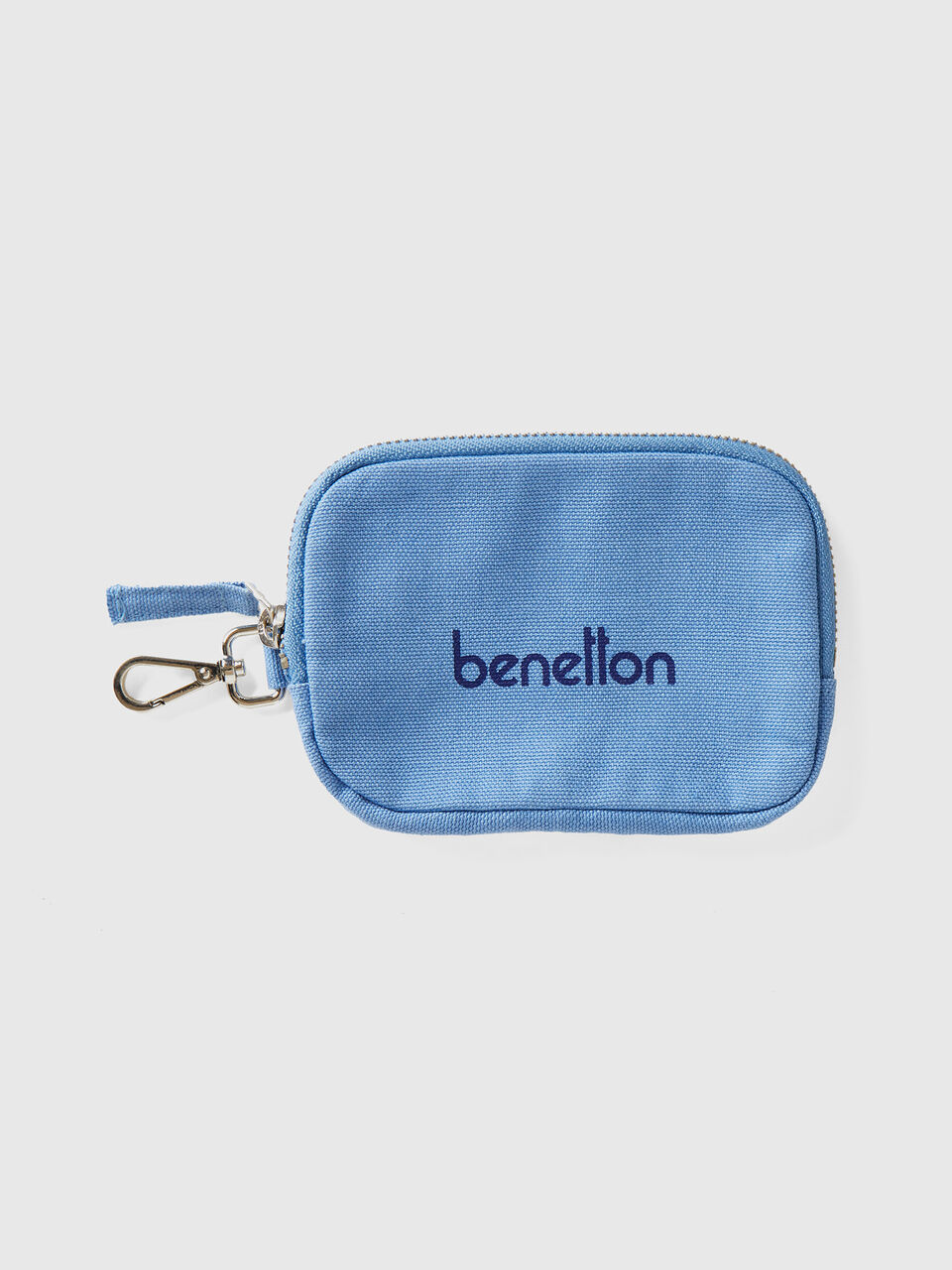 Light blue keychain and coin purse image number 1
