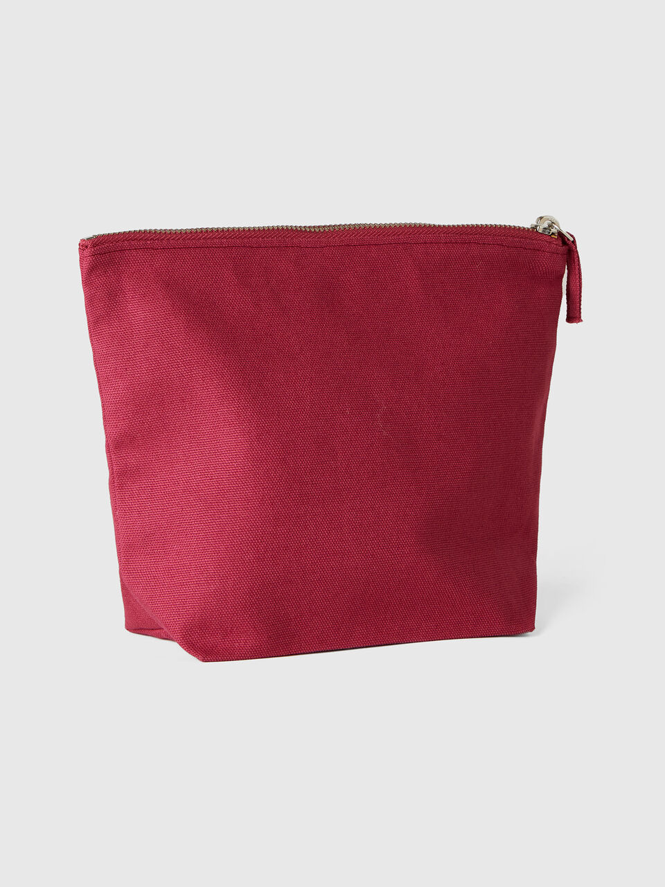 Burgundy clutch in pure cotton image number 2