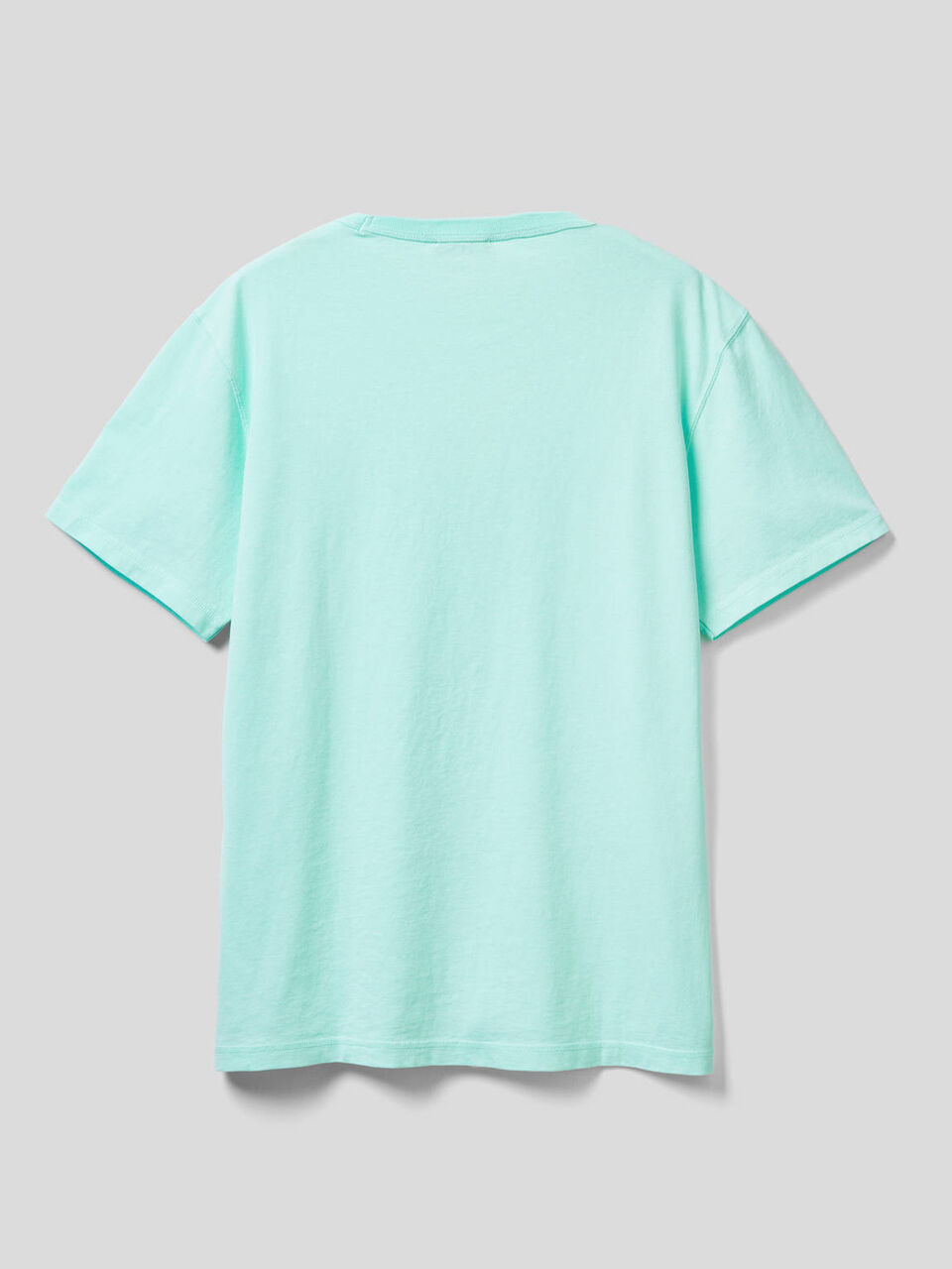 Crew neck t-shirt in pure cotton image number null