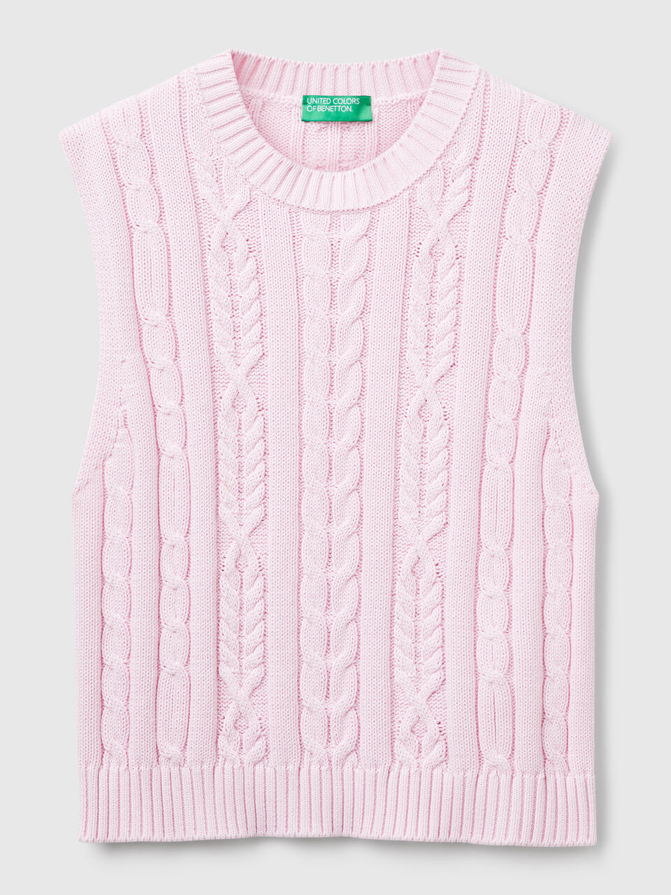 SLEEVELESS SWEATER Women image number 1