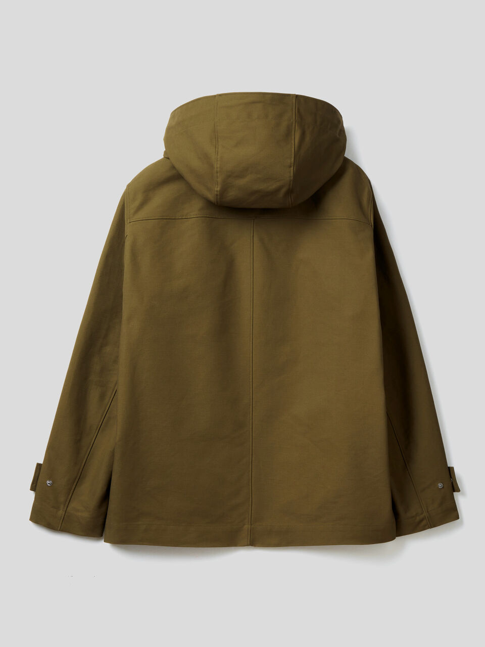 Jacket with hood in 100% cotton image number 2
