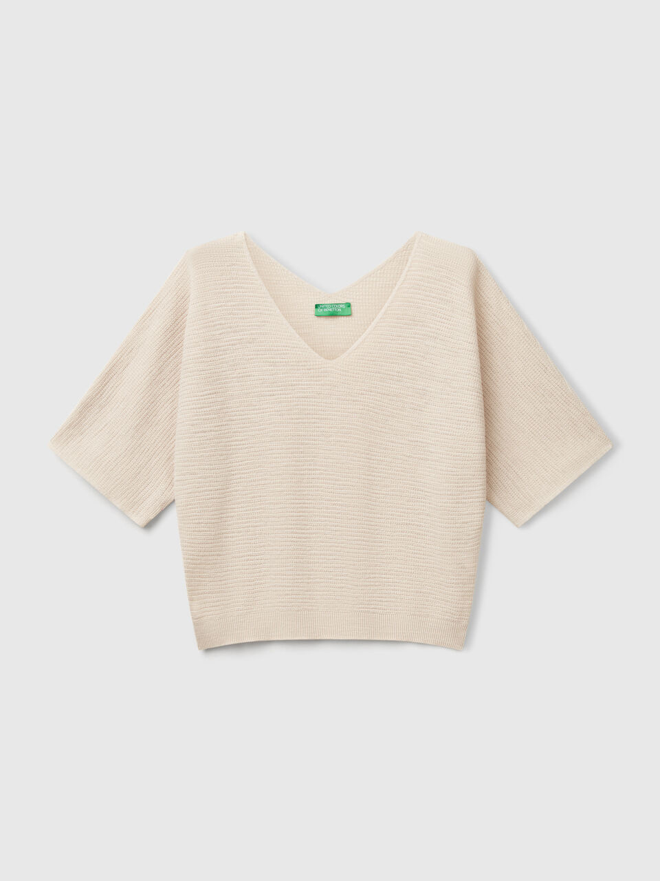 V NECK SWEATER H/S Women image number 1