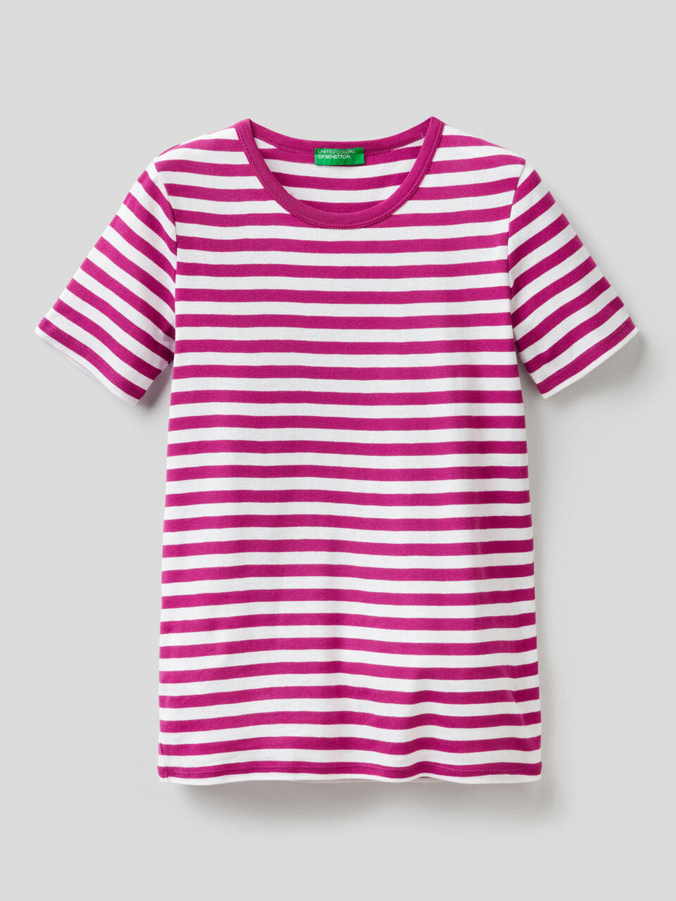 Crew neck striped t-shirt image number 1