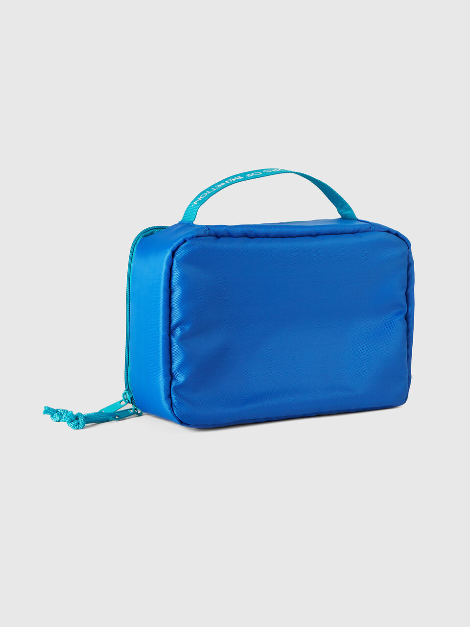 Blue travel toiletry bag with hook image number 2