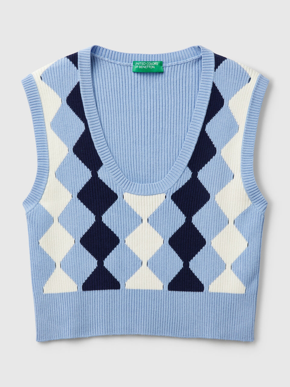 SLEEVELESS SWEATER Women image number 1