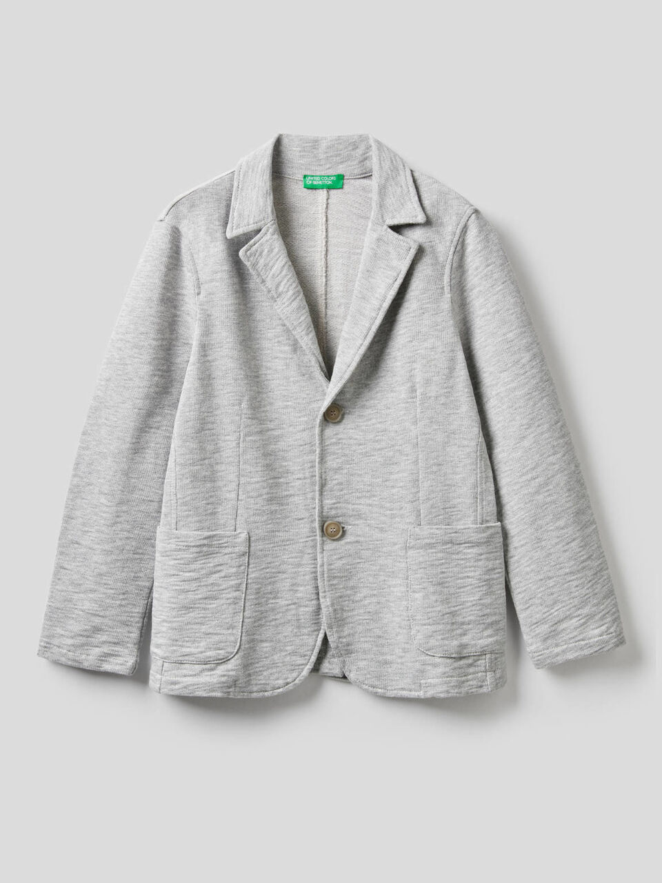 Blazer in pure sweat cotton image number null