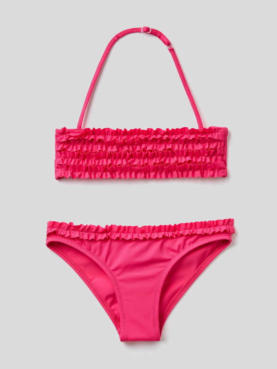 Bikini in ECONYL® with rouches image number null