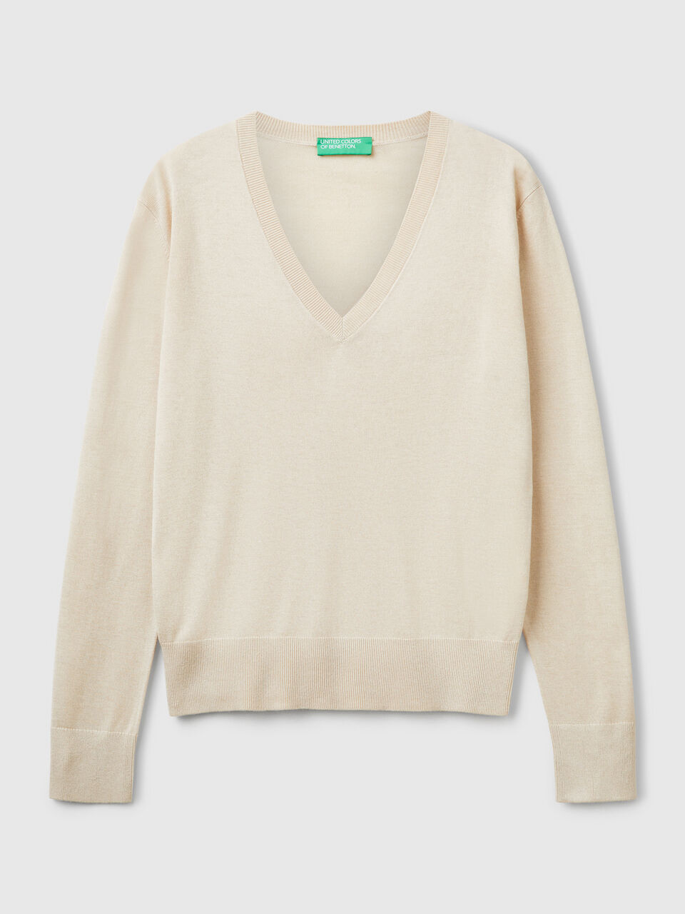 V NECK SWEATER L/S Women image number 1