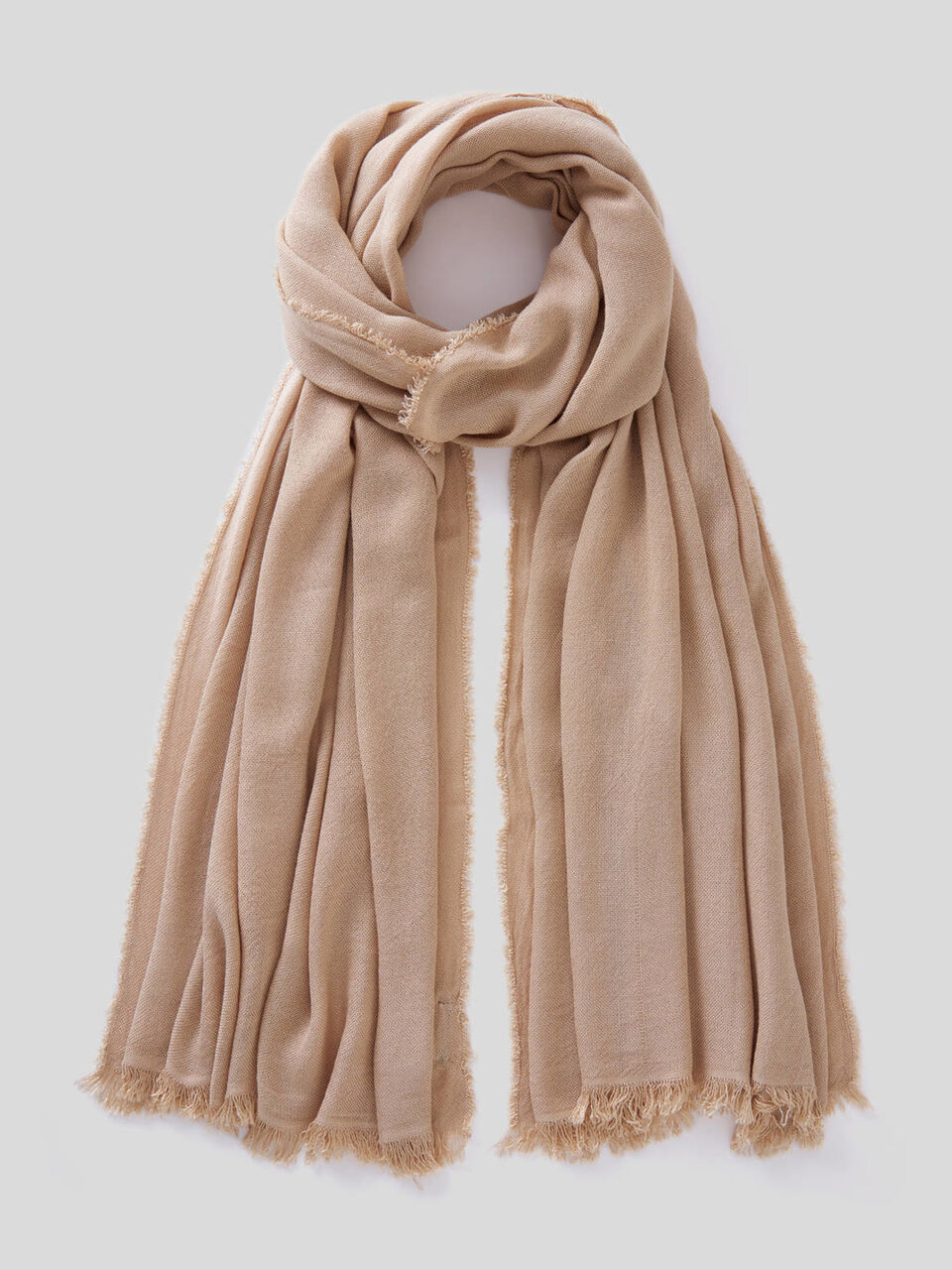 Scarf in solid color viscose image number 1