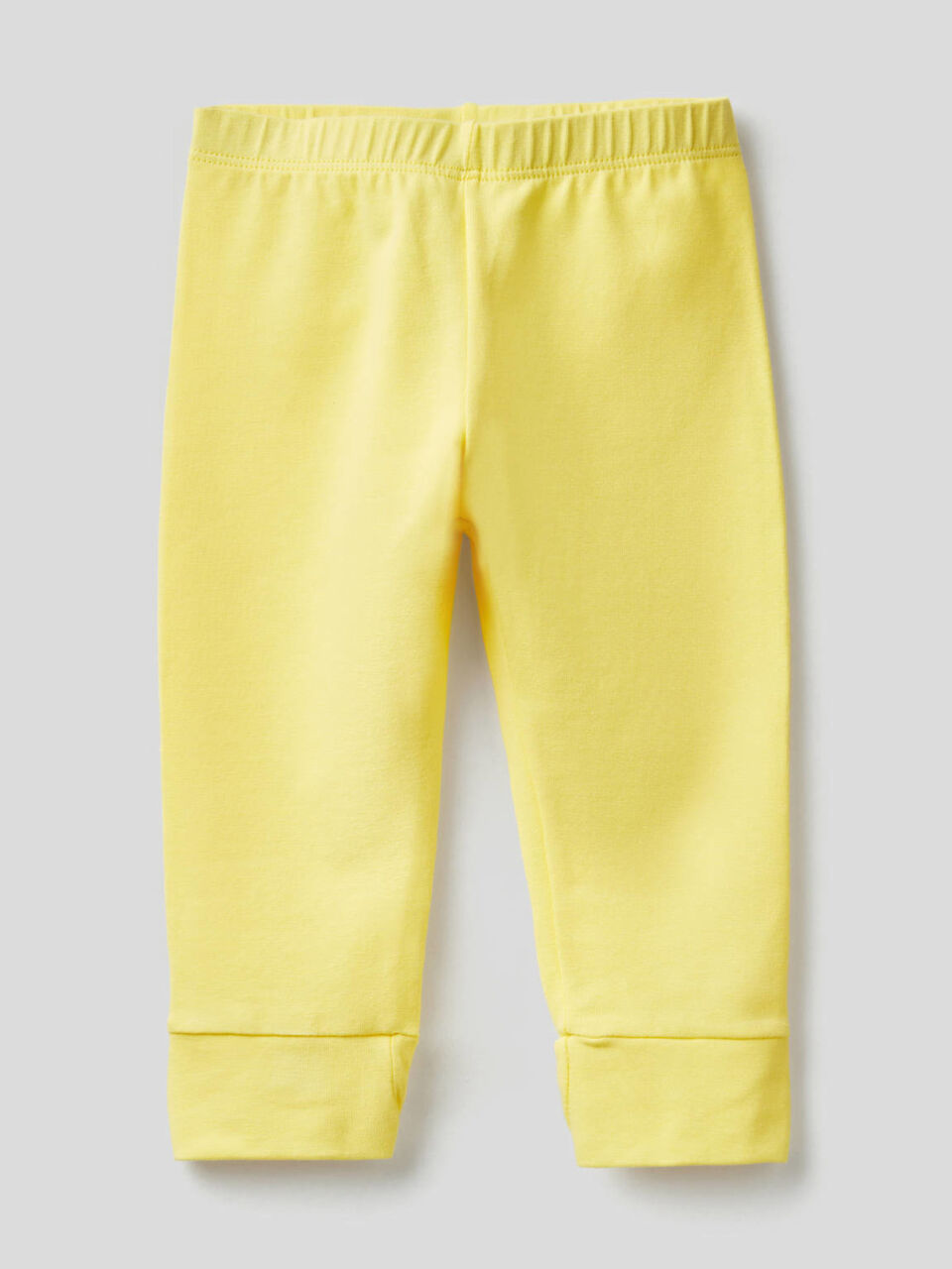 Leggings with bow in stretch cotton image number null