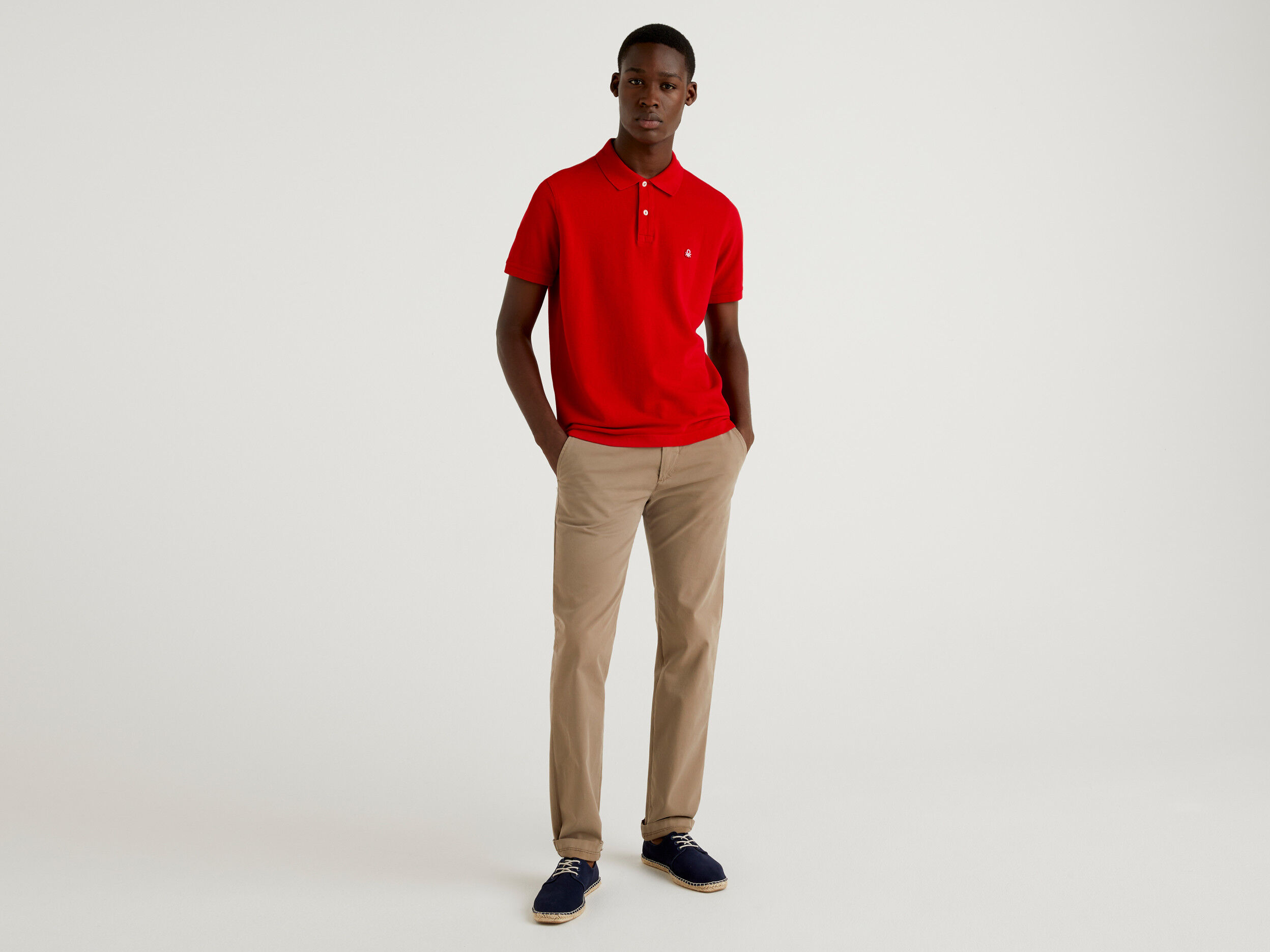 Red polo with khaki pants clearance