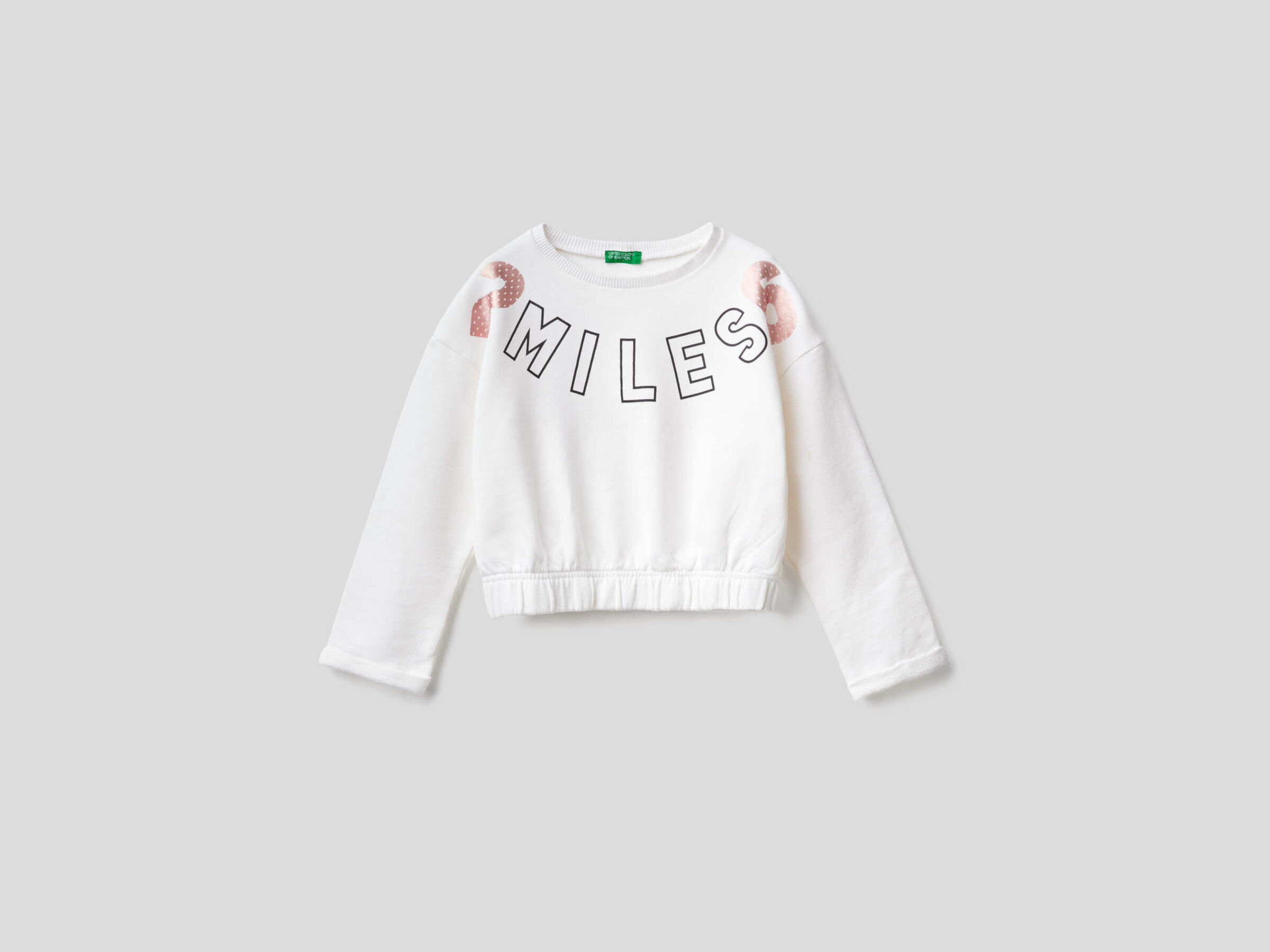 Sweatshirt with ruffled bottom image number null