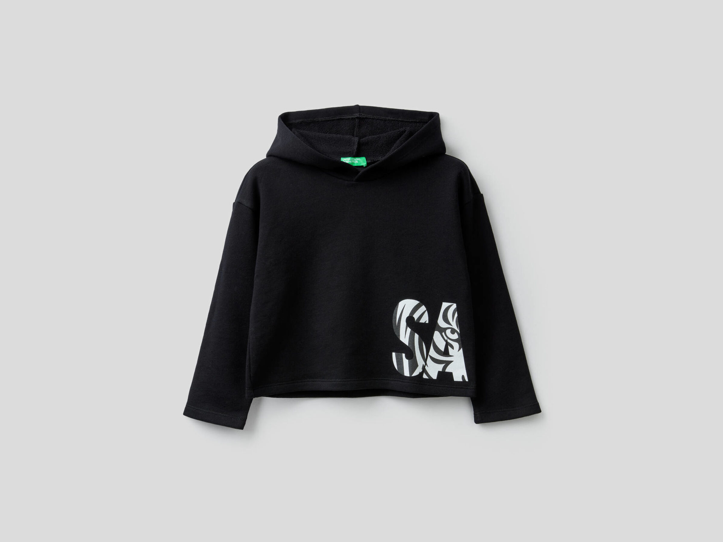 Boxy sweatshirt in pure cotton image number null