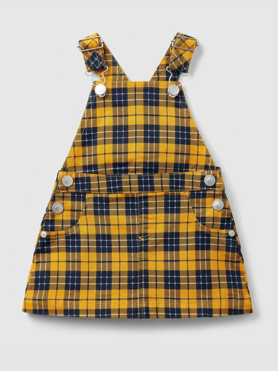 Tartan skirt overalls image number 1