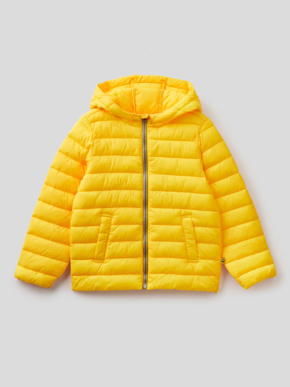 Jacket with hood in technical fabric image number null