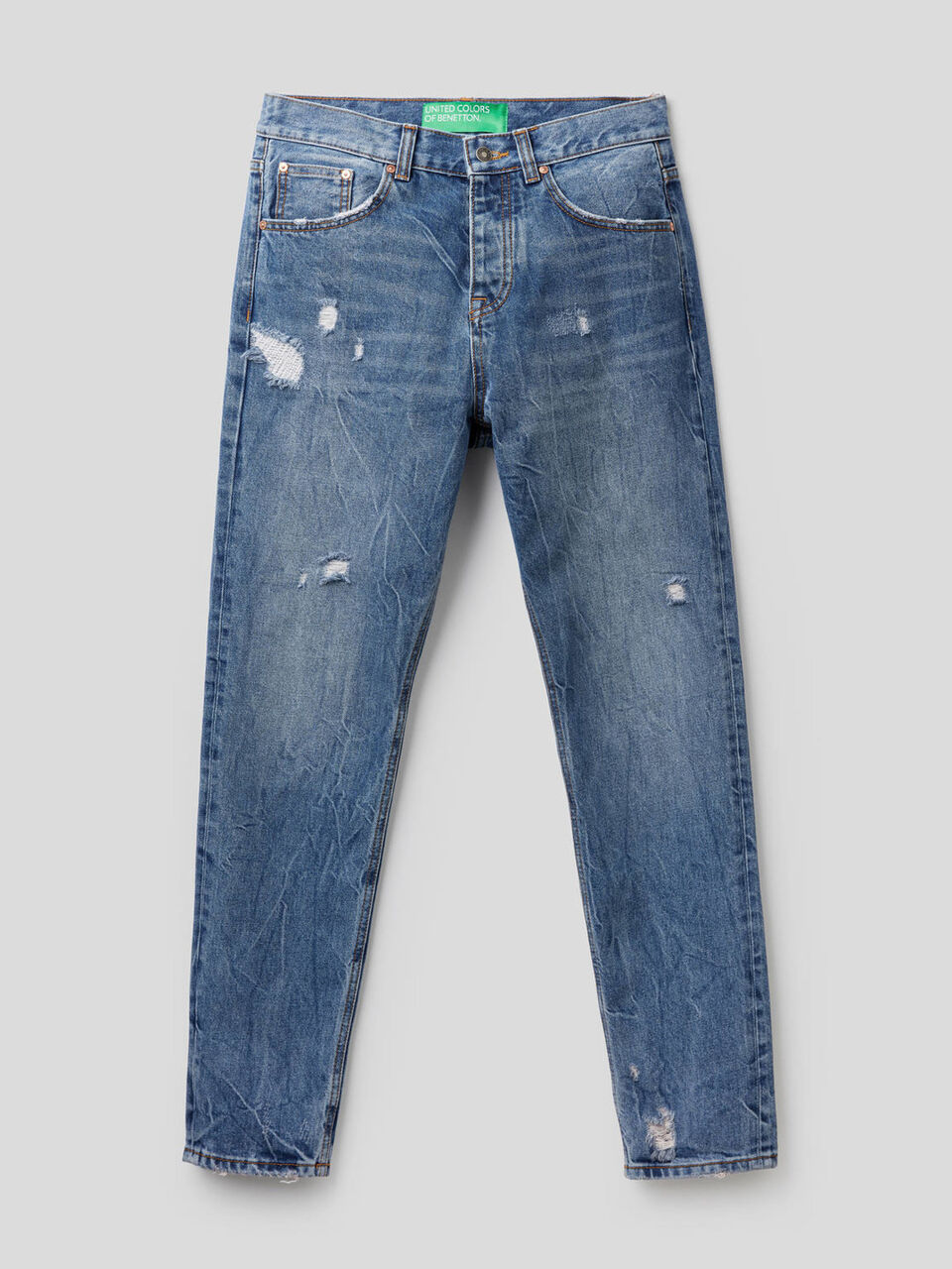 Five-pocket regular fit jeans image number null