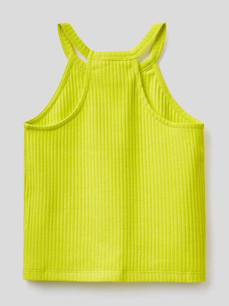Sleeveless top in stretch cotton image number null