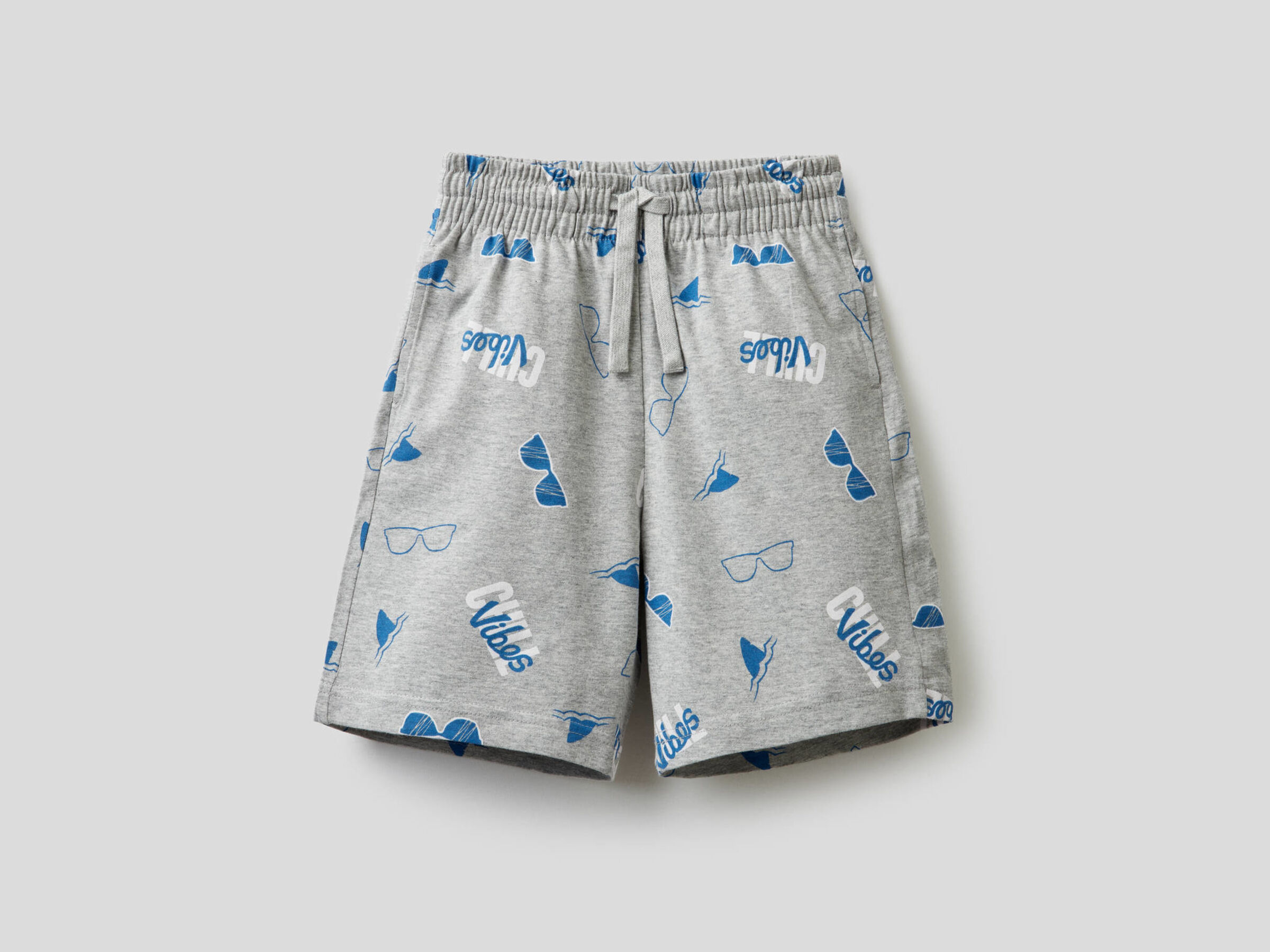 Printed 100% cotton bermudas image number null
