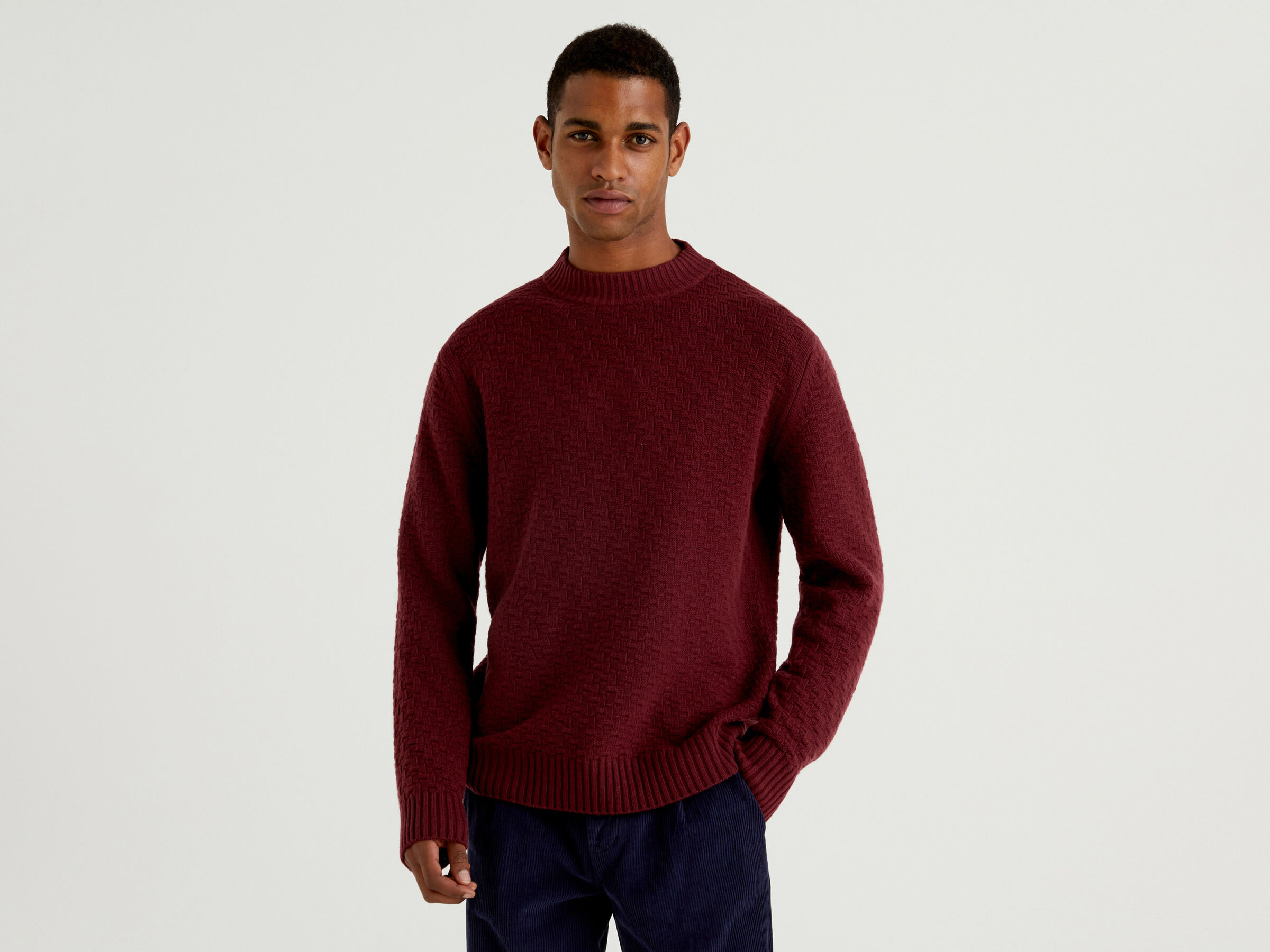 Knit Crew Neck Sweater