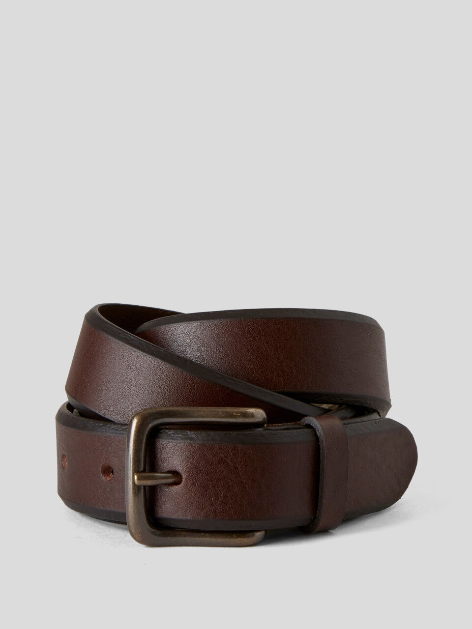 Men's Black Brown Casual Dress Genuine Leather Belt w/ Buckle Size S M L XL New 