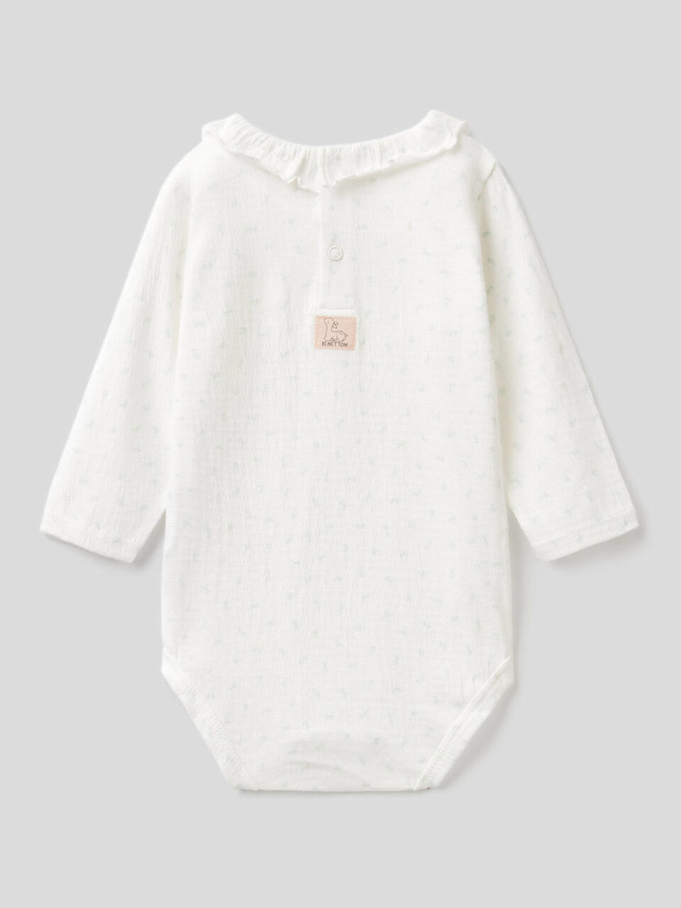 Long sleeve bodysuit with collar image number 2