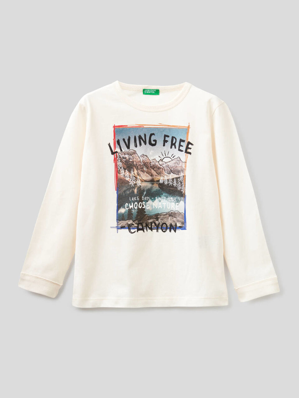 T-shirt with photographic print image number 1