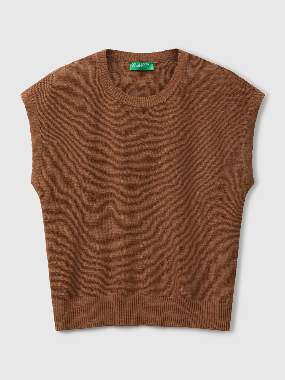 SLEEVELESS SWEATER Women image number 1