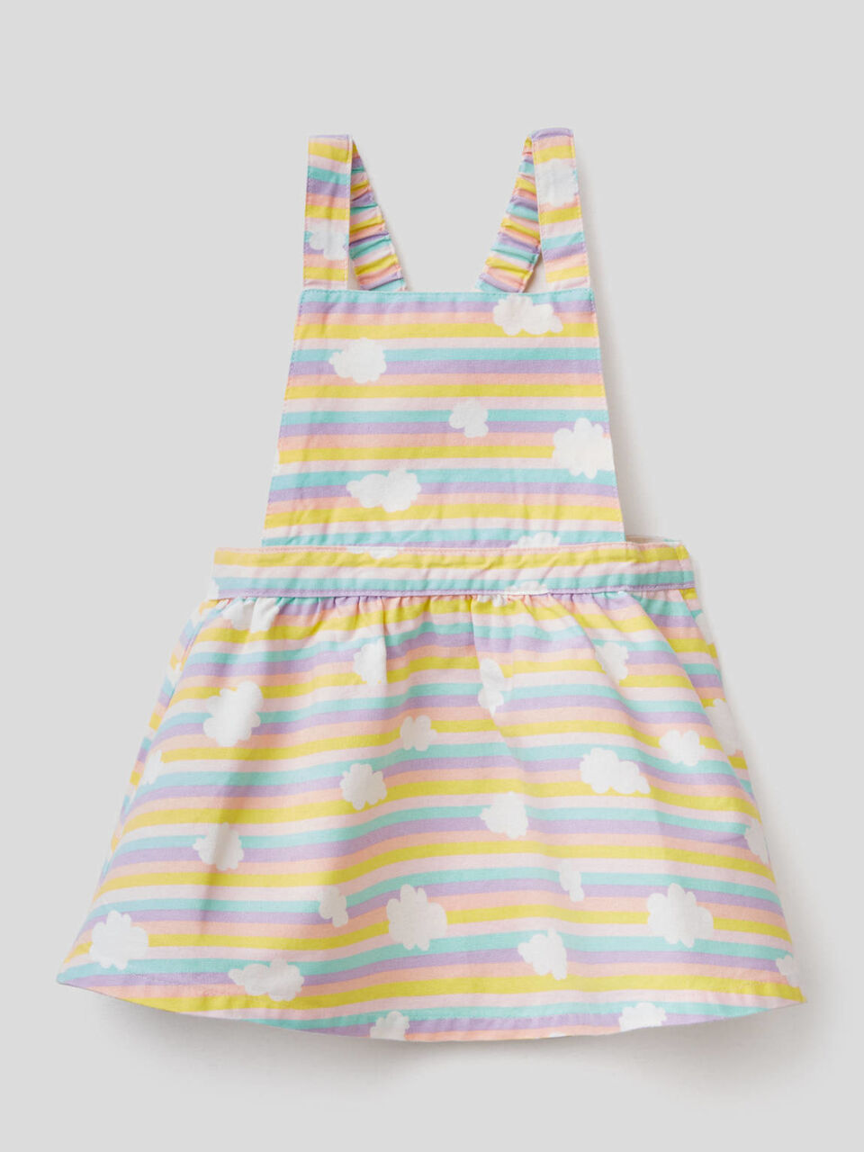 Overall skirt in pure cotton image number null