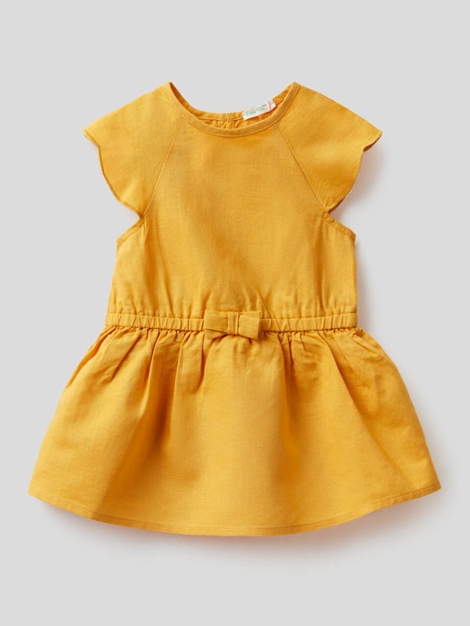 Linen blend dress image number null