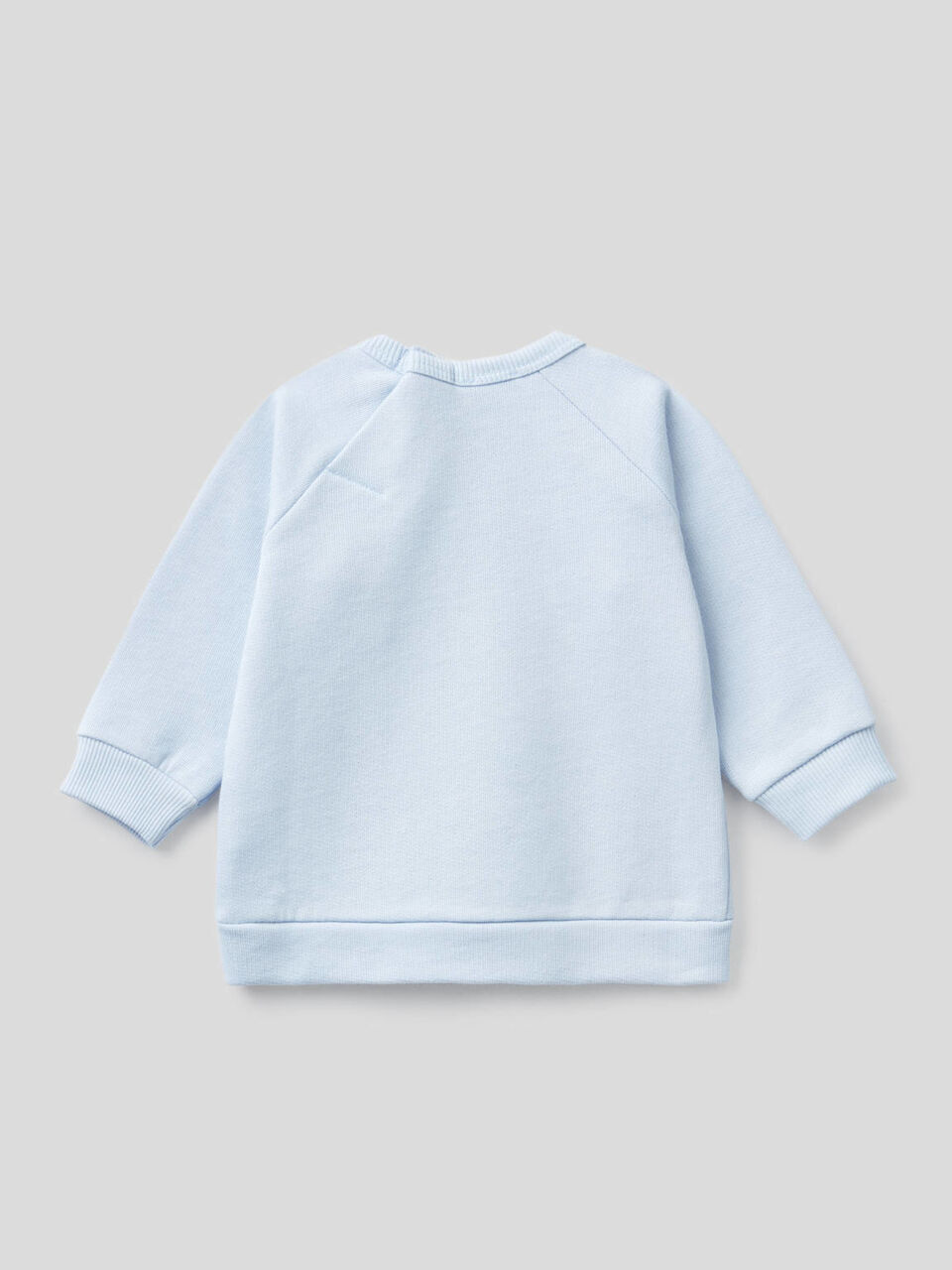 Organic cotton sweatshirt with animal print image number 2