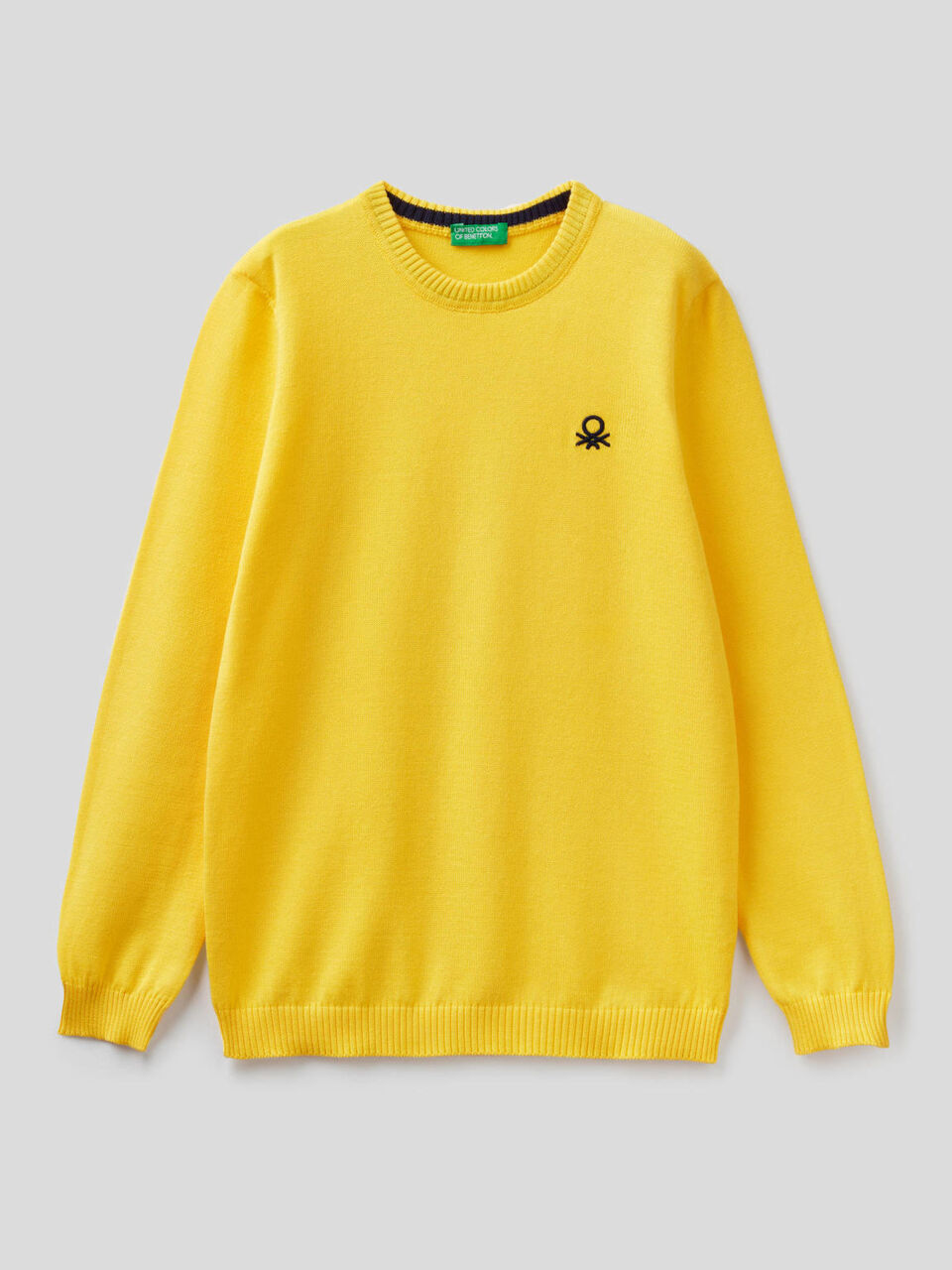 Pure cotton sweater with logo image number null