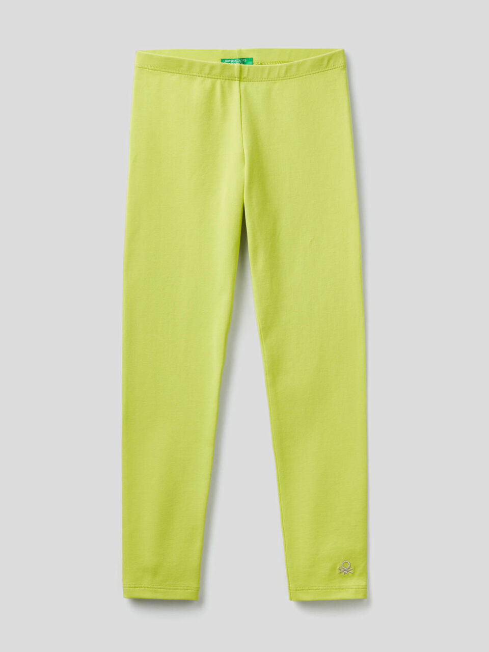 Leggings with lurex logo image number null