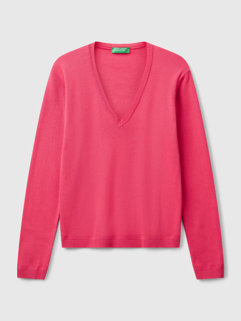 V NECK SWEATER L/S Women image number 1