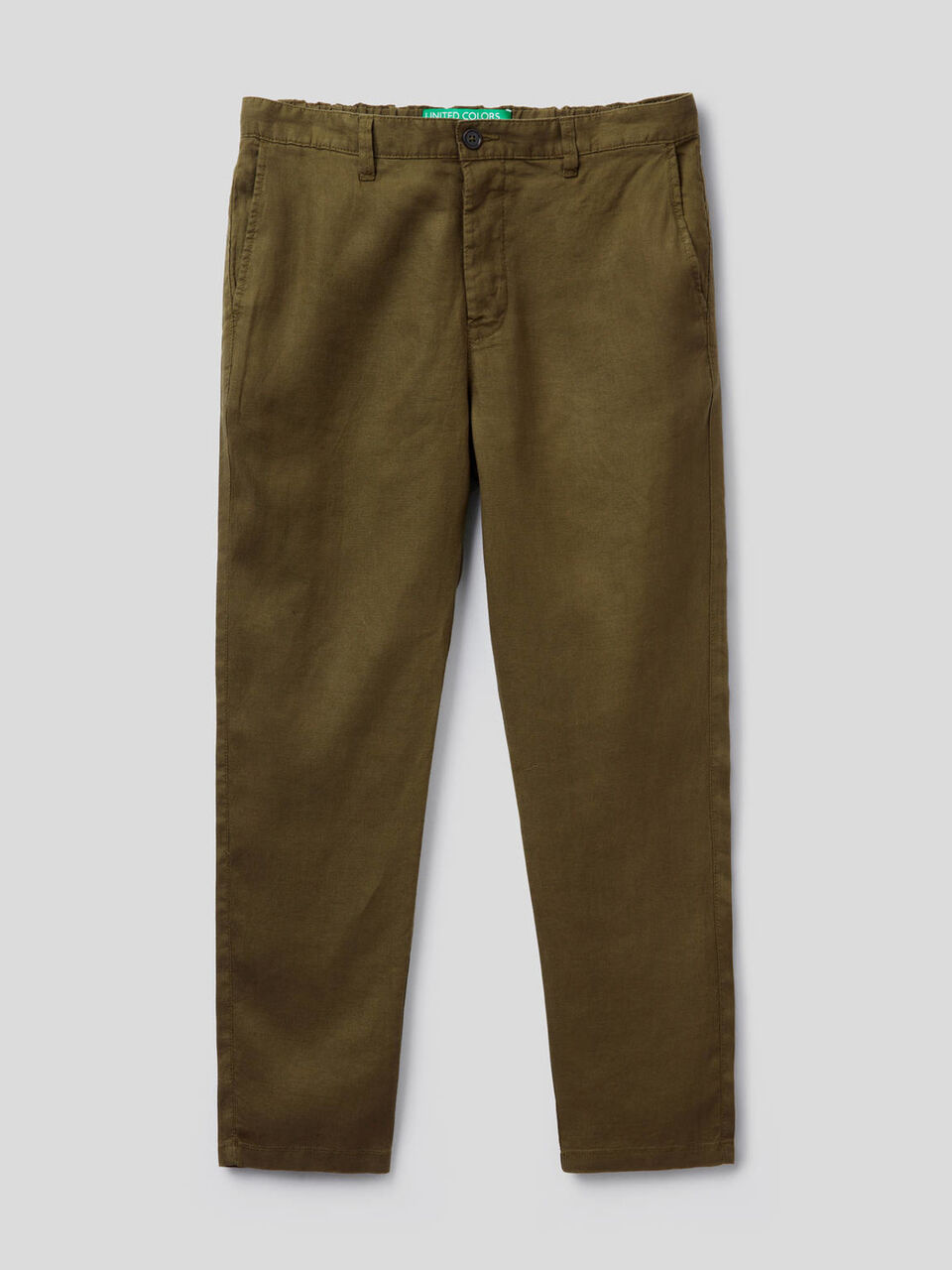 Chino pants in pure linen image number 1