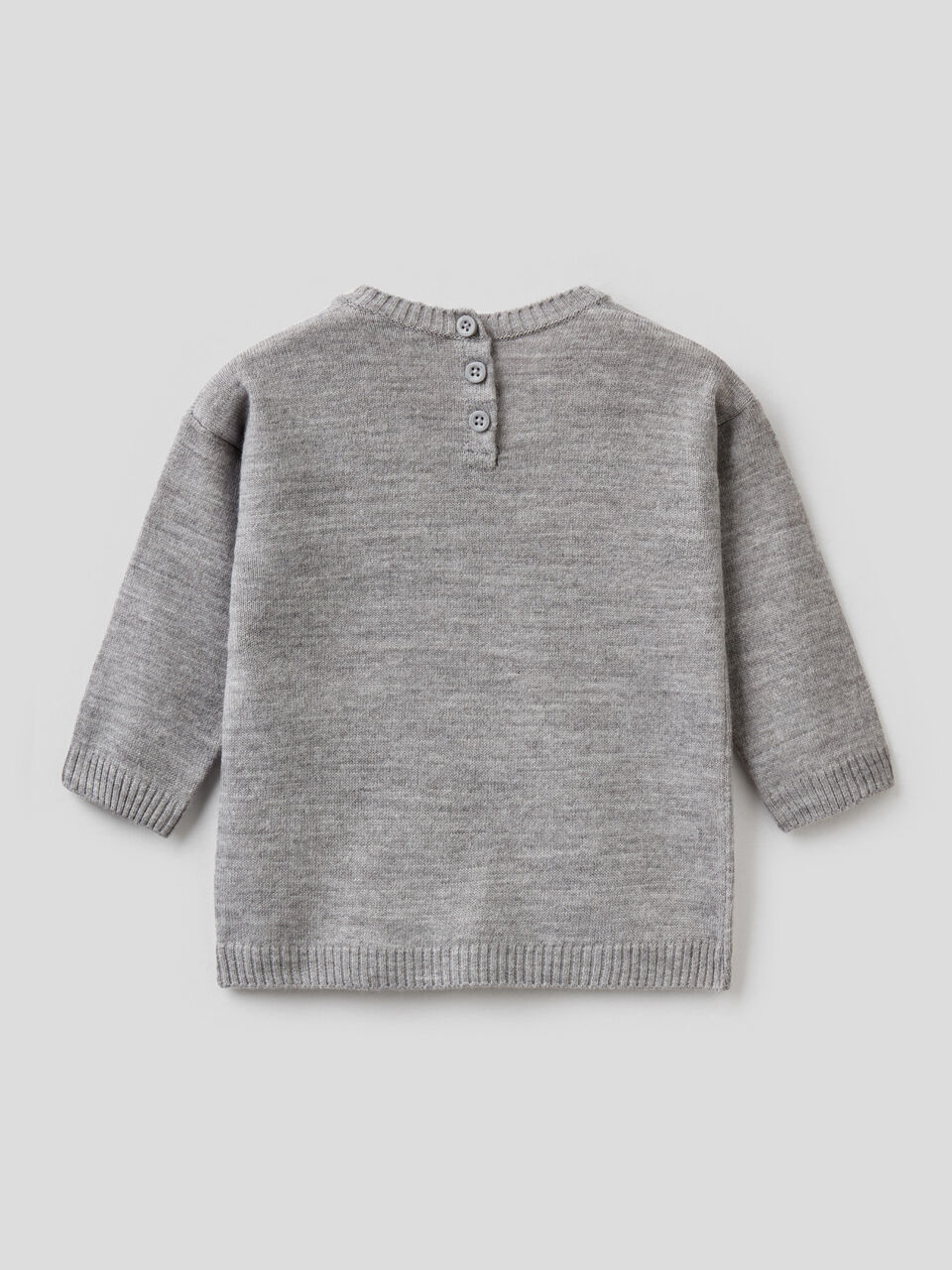 Sweater with inlaid design image number 2