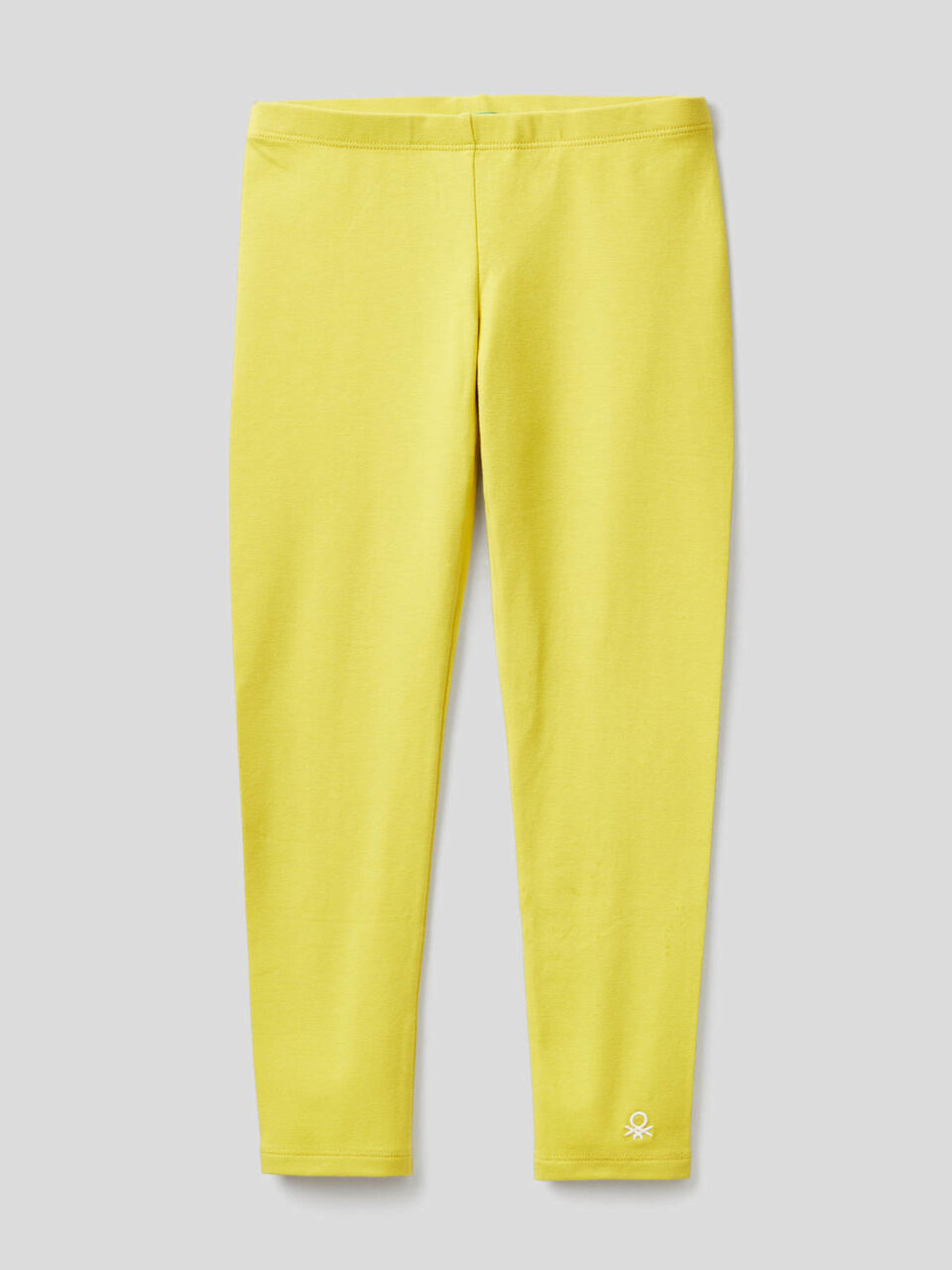 Stretch cotton leggings image number 1