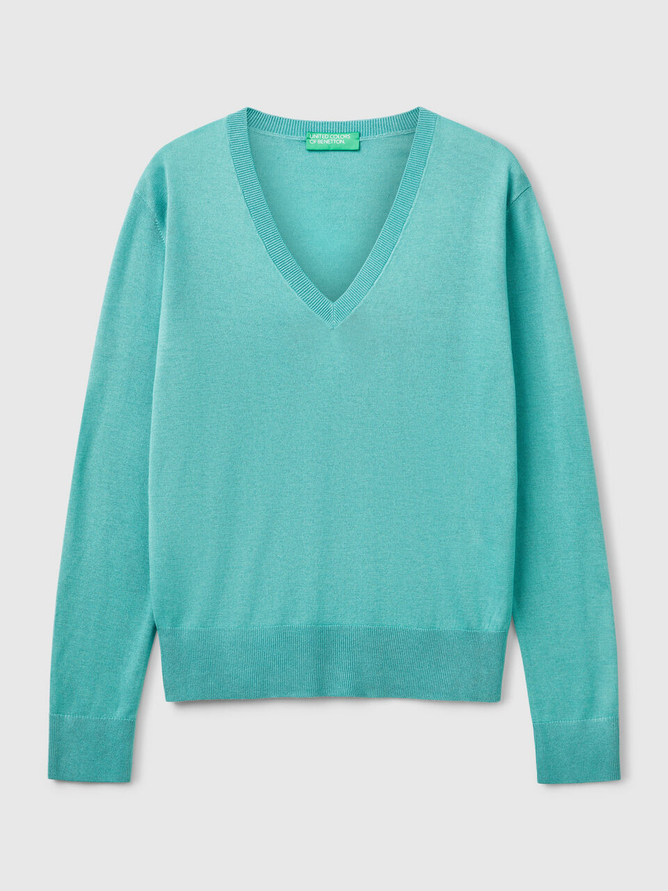 V NECK SWEATER L/S Women image number 1