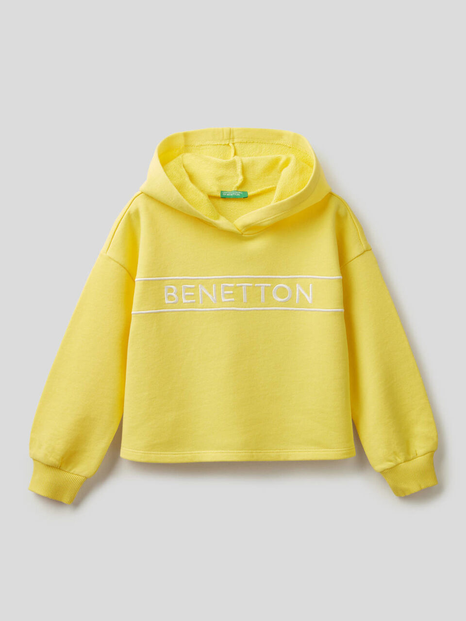 Sweatshirt in cotton with embroidered logo image number 1