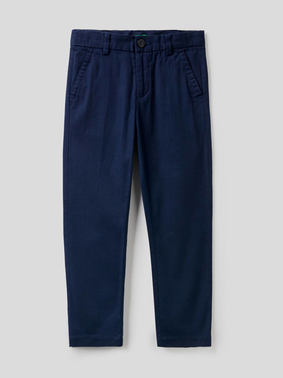 Slim fit trousers in stretch cotton image number null