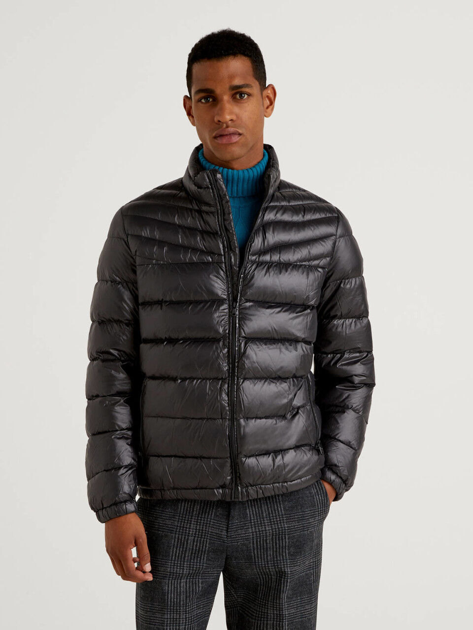 down jacket black mens
