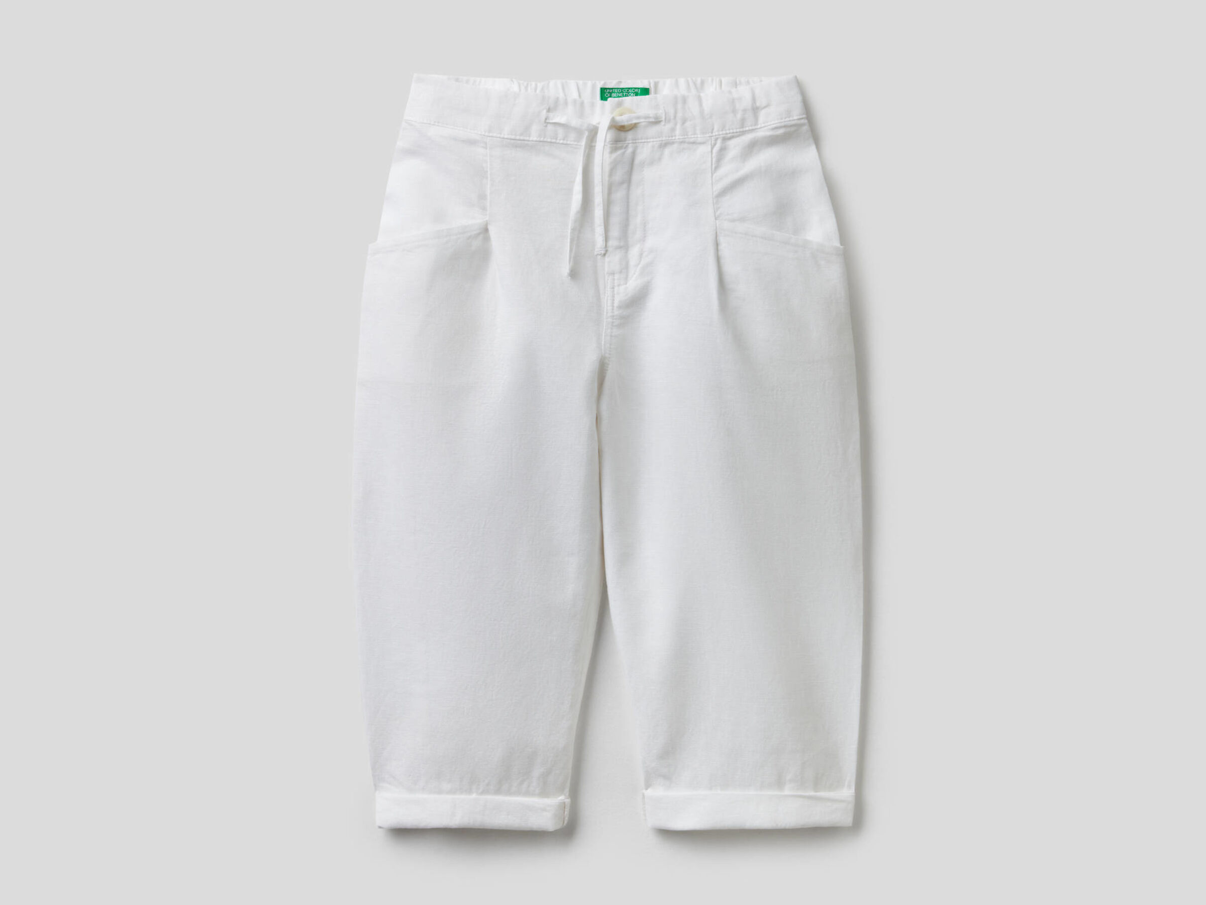 Pants in linen blend image number null