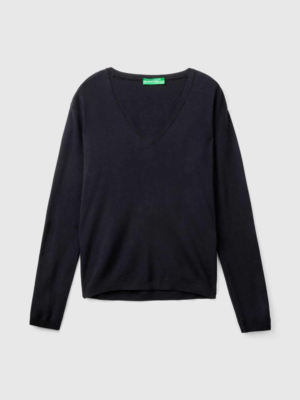 V NECK SWEATER L/S Women image number 1