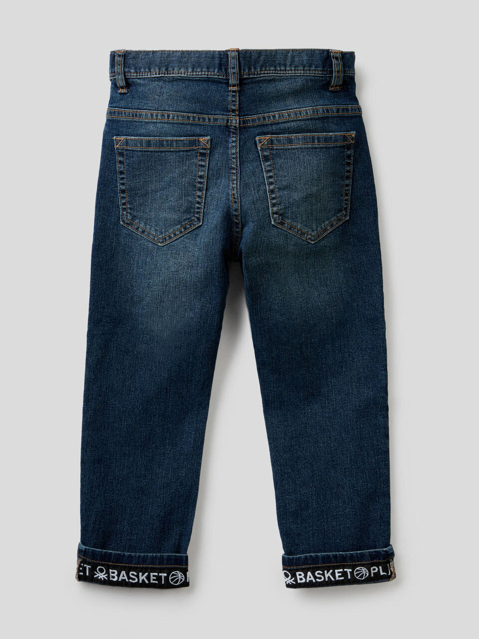 Five pocket straight leg jeans image number null